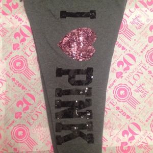❌Sold❌Victoria's Secret PINK Sequined Sweatpants