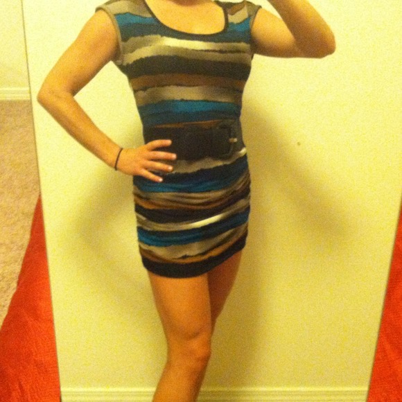 Striped Summer Short Dress