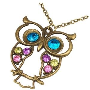 Vintage  owl necklace