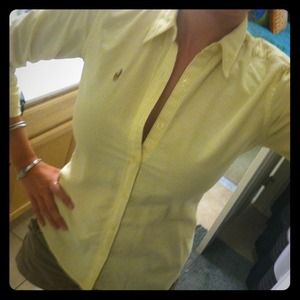 Ralph Lauren Polo Slimfit Oxford Shirt - yellow