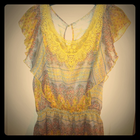 Bohemian print forever 21 top