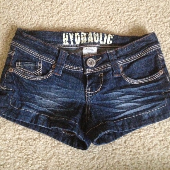 Denim shorts