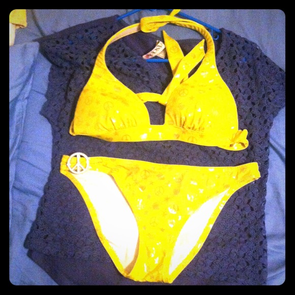 Victoria's secret yellow bikini swim two piece! VS