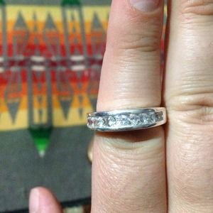 Cz eternity band