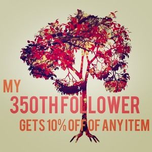 🎀My 350th Follower Gets 10% Off🎀