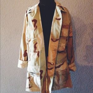 Brown wash Army jacket