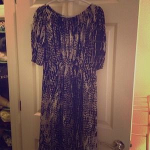 Snake-skin print dress by Suzi Chin for Maggy