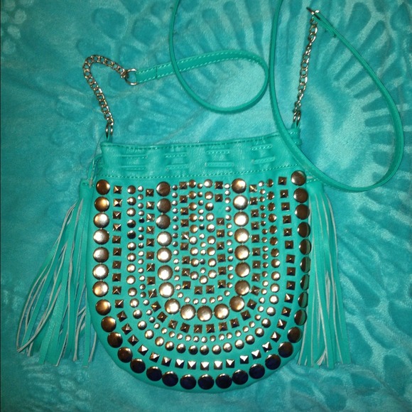 Teal Blue Over Shoulder Bag/Purse