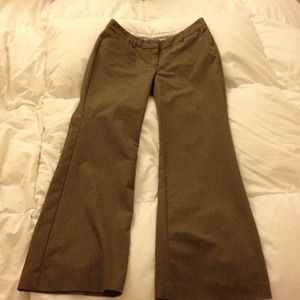 Brown Petite Dress Pants - Express Editor