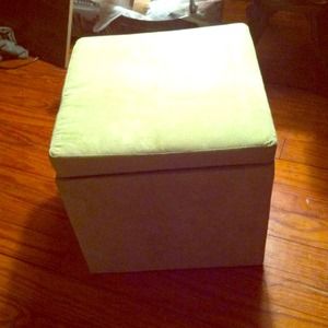Lime green small storage/detail box