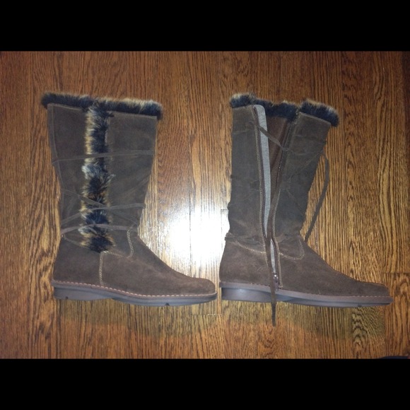 New, Never Worn Fur Boots from Aspen Size 40