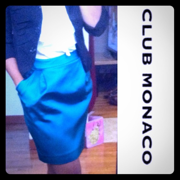 Bundled! Sold! Club Monaco beautiful blue skirt