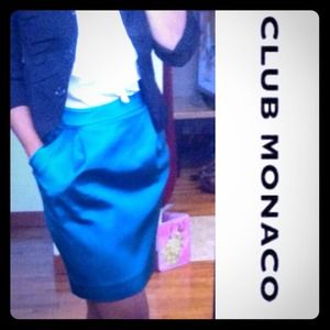 Bundled! Sold! Club Monaco beautiful blue skirt