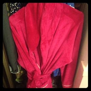 VICTORIA SECRET hot pink bath robe