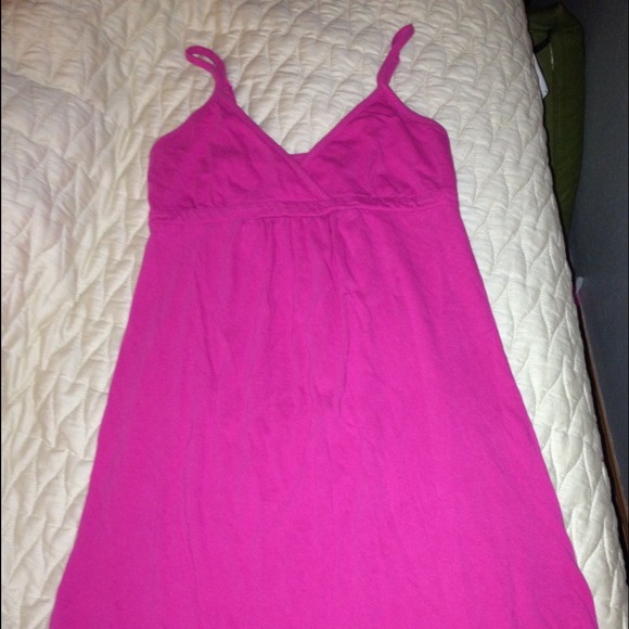 Pink old navy sun dress!