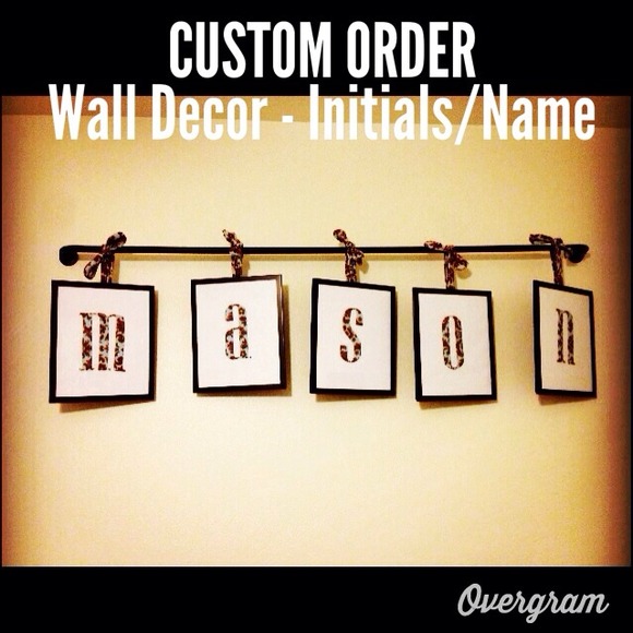 Custom Made Name Wall Decor