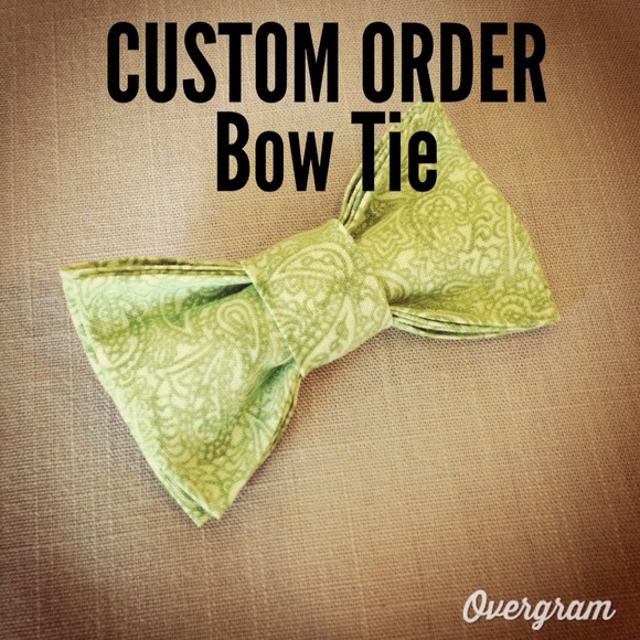 Custom-made Bow Ties (children and adults).