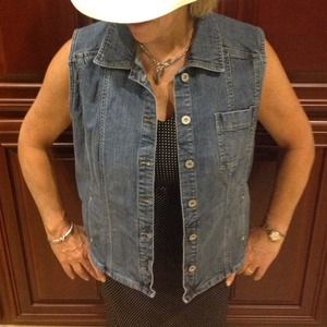 Chico's denim vest REDUCED