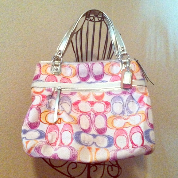 Coach Poppy Dream c Glam tote