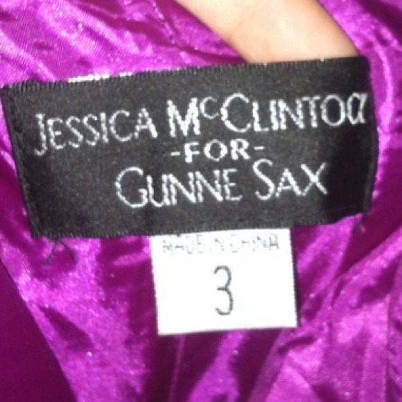 Jessica McClintock purple dress - Picture 3 of 3
