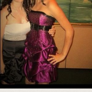 Jessica McClintock purple dress