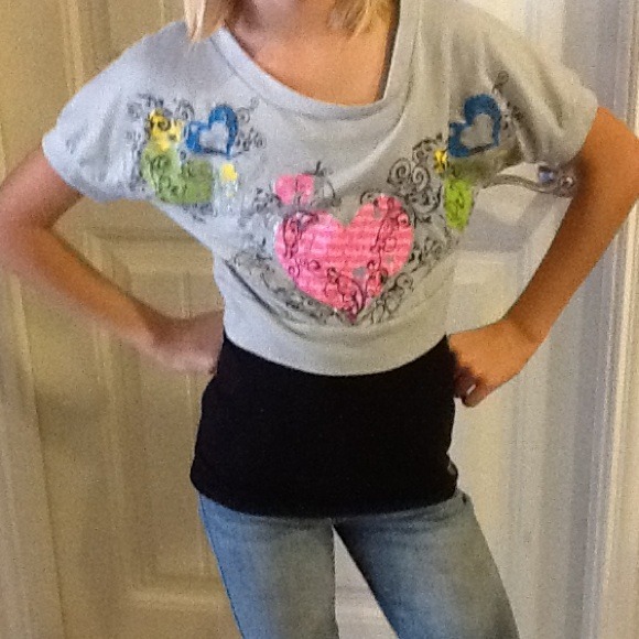 Grey crop top - Picture 1 of 3