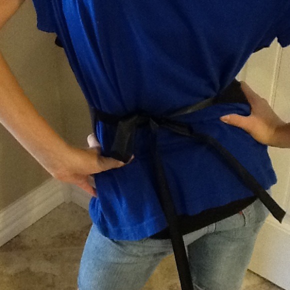 Blue shirt with vest - Picture 2 of 2