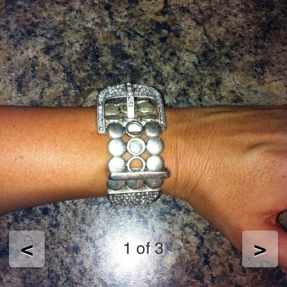 Premiere Jewelry rhinestone buckle bracelet
