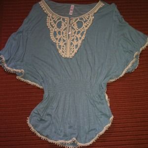 Teal/blue dressy or casual shirt from target