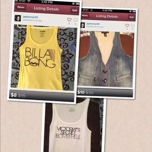 Jean vest, VS tank,yellow tank