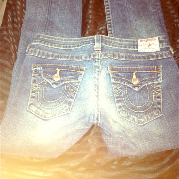 True Religion Straight Leg Denim Jeans