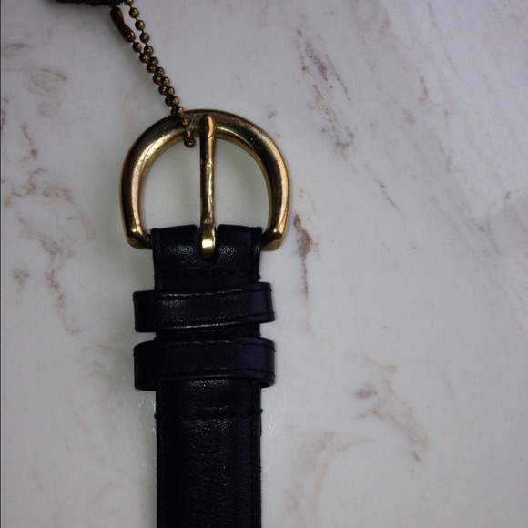 🔴SOLD🔴💯%AUTHENTIC BLACK COACH BELT
