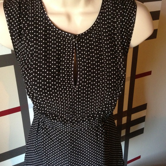 JCrew black silk bib front top - Picture 2 of 4