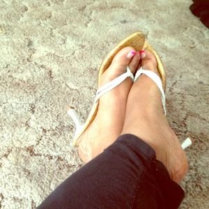 Hot white shoes!