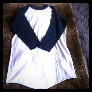 Cotton baseball tee