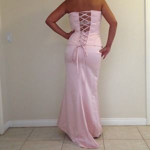 Two piece pink sexy dress style outfit