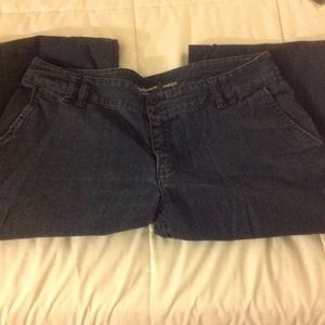 Liz Claiborne 'Jackie' denim trouser jeans