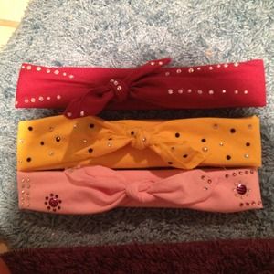 Bedazzled headbands/bandanas