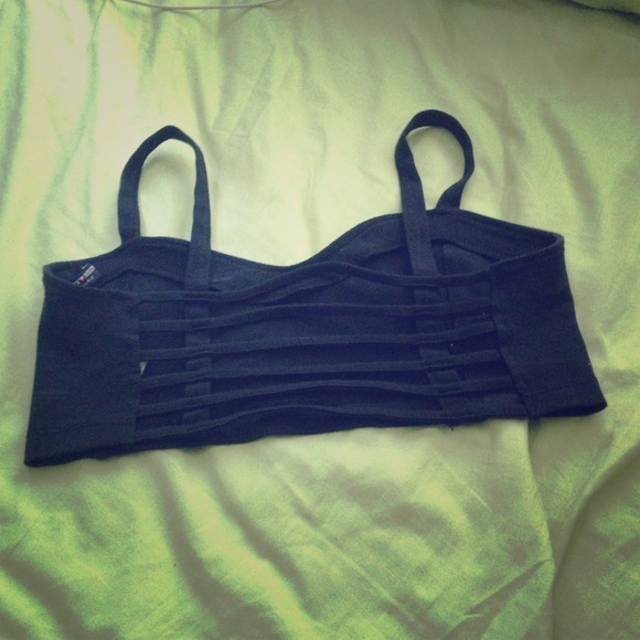 Brandy Melville caged back crop