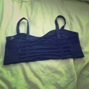 Brandy Melville caged back crop