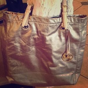 Gold Michael Kors Handbag