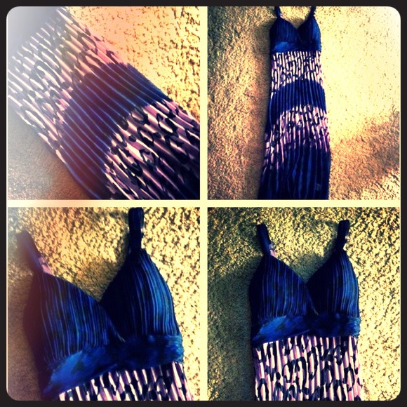 💢Traded💢 Leopard chiffon maxi 👗💜