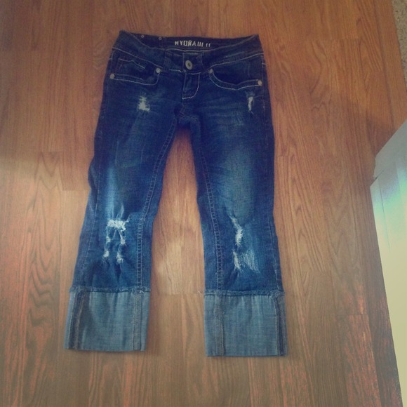 Denim capris sold