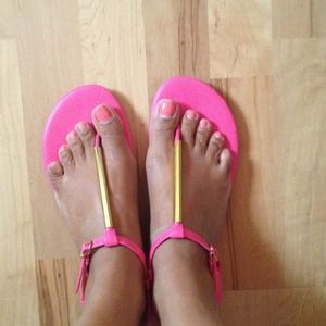 Pink sandals