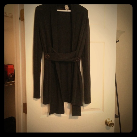 Hunter green cardigan