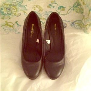 Black wedges! Size 7