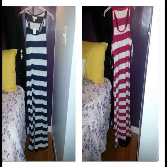 Stripe maxi dress bundle sold!!!!!!!