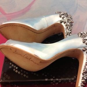 Sam Edelman Shoes - Sam Edelman gun metal peep toe heels Sam Edelman Shoes - Sam Edelman gun metal peep toe heels