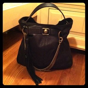 Juicy Couture black leather purse *NEW LOW PRICE*