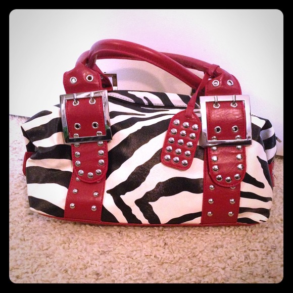Reduced! REDUCED! Zebra purse